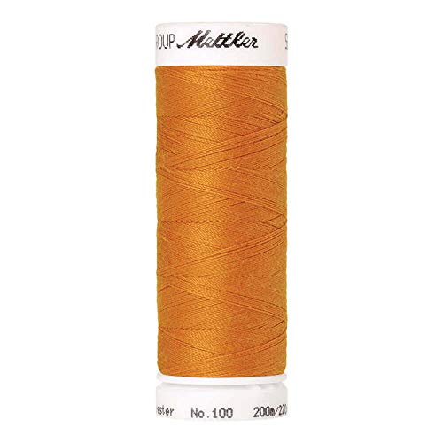 Amann A1678-0121 Nähgarn, Polyester, 0121 Gold/Braun, 200 m, meter von Amann
