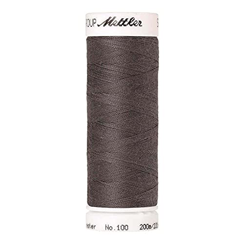 Amann A1678-0323 Nähgarn, Polyester, 0323 Grau, 200 m, meter von Amann