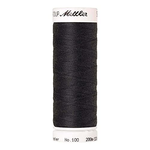 Amann A1678-0348 Nähgarn, Polyester, 0348 Grau, 200 m, meter von Amann