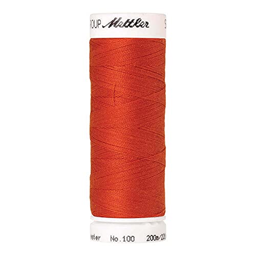Amann A1678-0450 Nähgarn, Polyester, 0450 Orange, 200 m von Amann