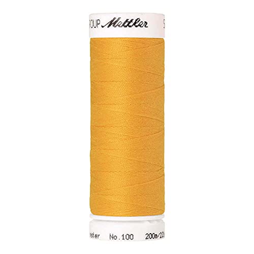 Amann A1678-0607 Nähgarn, Polyester, 0607 Gelb, 200 m, meter von Amann