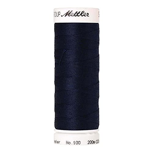 Amann A1678-0825 Nähgarn, Polyester, 0825 Blau, 200 m von Amann