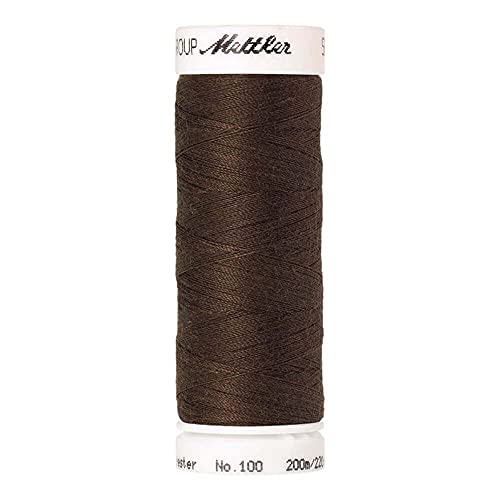 Amann A1678-1182 Nähgarn, Polyester, 1182 Braun, 200 m von Amann