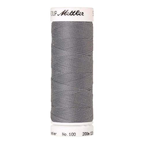 Amann A1678-3501 Nähgarn, Polyester, 3501 Grau, 200 m, meter von Amann