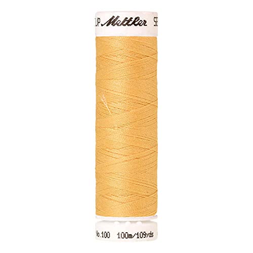 Amann A6677-0140 Nähgarn, Polyester, 0140 Gelb, 100 m, meter von Amann
