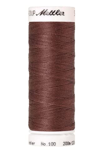 Amann A6677-0296 Nähgarn, Polyester, 0296 Braun, 100 m von Amann