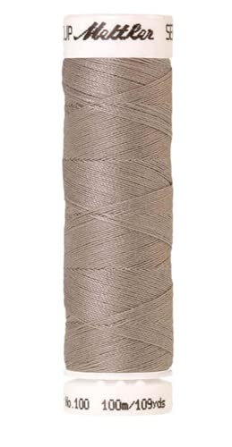 Amann A6677-0321 Nähgarn, Polyester, 0321 Grau/Beige, 100 m, meter von Amann