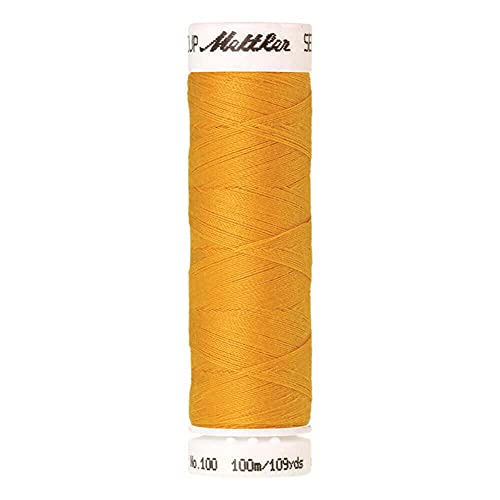 Amann A6677-0607 Nähgarn, Polyester, 0607 Gelb, 100 m, meter von Amann