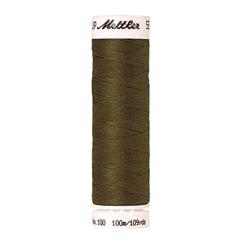 Amann A6677-0666 Nähgarn, Polyester, 0666 Grün/Braun, 100 m, meter von Amann