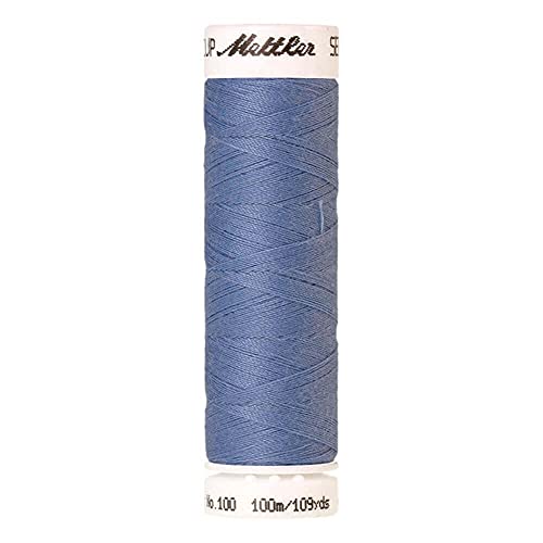 Amann A6677-0818 Nähgarn, Polyester, 0818 Blau, 100 m von Amann
