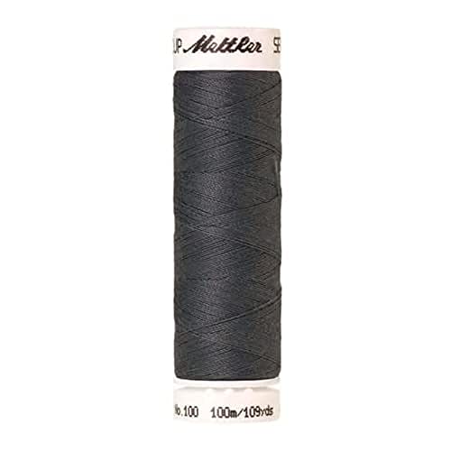 Amann A6677-0852 Nähgarn, Polyester, 0852 Blau/Grau, 100 m, meter von Amann