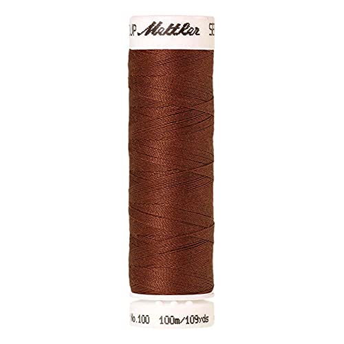 Amann A6677-1347 Nähgarn, Polyester, 1347 Braun, 100 m von Amann