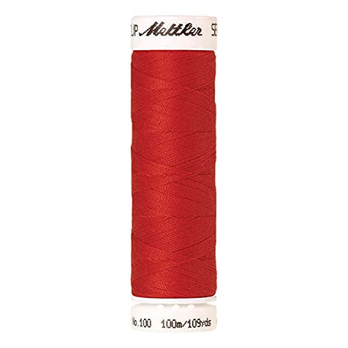 Amann A6677-1458 Nähgarn, Polyester, 1458 Rot, 100 m von Amann