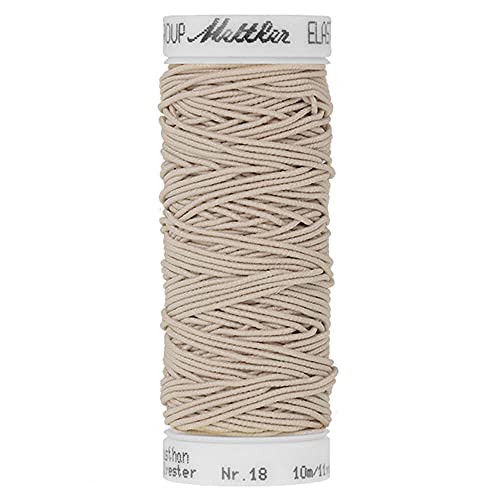 Amann Elastic Nähgarn, 10 Meter Länge, #0779 Beige von Amann
