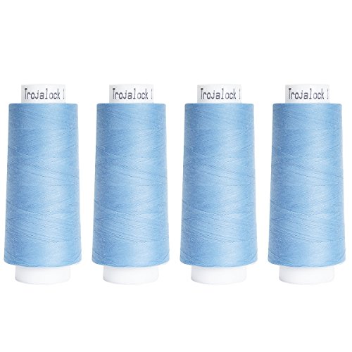 Amann Nähgarn, 100% Polyester, eisblau, 4X 2500 m Amann Nähgarn, 100% Polyester, eisblau, 4X 2500 m von Amann