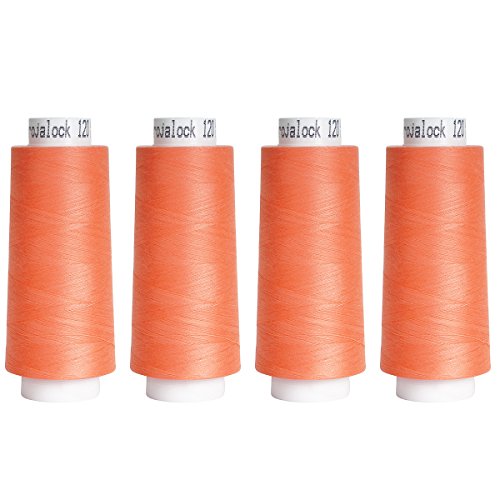 Amann Nähgarn, 100% Polyester, lachs, 4X 2500m, 10000 Amann Nähgarn, 100% Polyester, lachs, 4X 2500m, 10000 von Amann