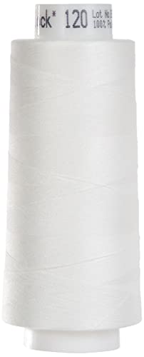 Amann Nähgarn, 100% Polyester, weiß, 4X 2500m, 10000 Amann Nähgarn, 100% Polyester, weiß, 4X 2500m, 10000 von Amann