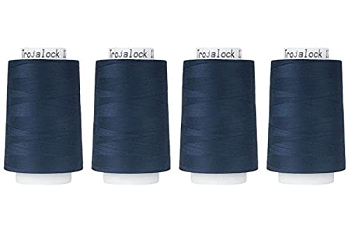 Amann Nähgarn, Polyester, Marine, 4X 2500M, 10000 von Amann