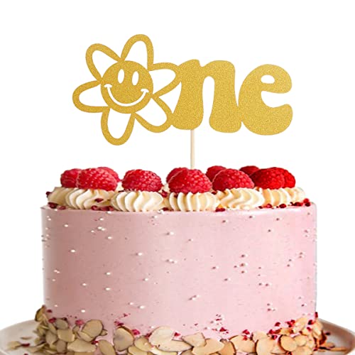 Geburtstag Smile Cake Toppers - Gold Glitter Baby One Birthday Sun Cake Topper, Gold Smile Face Sunshine Cake Dekoration für Sonnenblume Thema First Birthday Party, Baby Shower/Smash Cake Topper Geburtstag Smile Cake Toppers - Gold Glitter Baby One Birthday Sun Cake Topper, Gold Smile Face Sunshine Cake Dekoration für Sonnenblume Thema First Birthday Party, Baby Shower/Smash Cake Topper von AmarYYa
