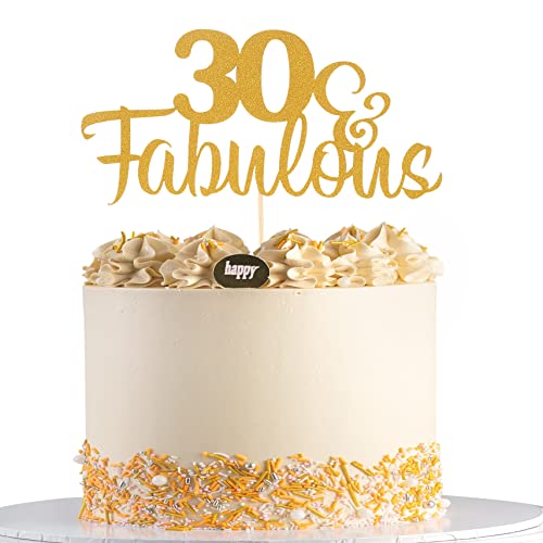 Gold Fabulous & 30 Tortenaufsatz – Gold Glitter Faublous 30 Geburtstag Party Dekoration Supplies Gold Glitter 1 Stück 30 Geburtstag Topper 30 Jahre Hochzeit Party Dekoration Gold Fabulous & 30 Tortenaufsatz – Gold Glitter Faublous 30 Geburtstag Party Dekoration Supplies Gold Glitter 1 Stück 30 Geburtstag Topper 30 Jahre Hochzeit Party Dekoration von AmarYYa
