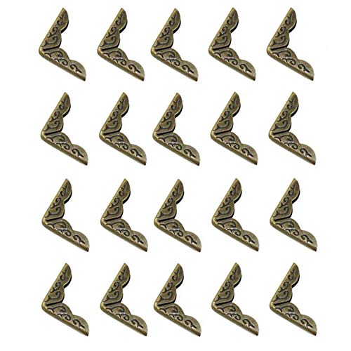 20 Stück Vintage Metallecke, Bücher Metallecke, Bücher Metall Buchecken, Scrapbooking Alben Metallecke, für Bücher, für Alben, Menüs, Notizbücher, Ordner, Tagebuch, 21 mm* 4 mm 20 Stück Vintage Metallecke, Bücher Metallecke, Bücher Metall Buchecken, Scrapbooking Alben Metallecke, für Bücher, für Alben, Menüs, Notizbücher, Ordner, Tagebuch, 21 mm* 4 mm von Amasawa
