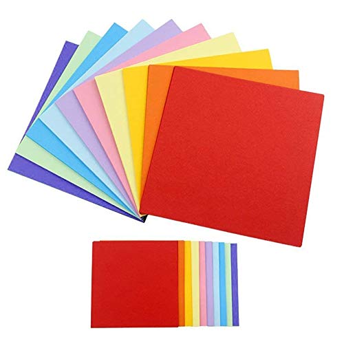 200 Blätter Blatt Doppelseitiges Origami Faltpapier,Farben Faltpapier,für Weihnachten Origami DIY Kunst und Bastelprojekte von Amasawa