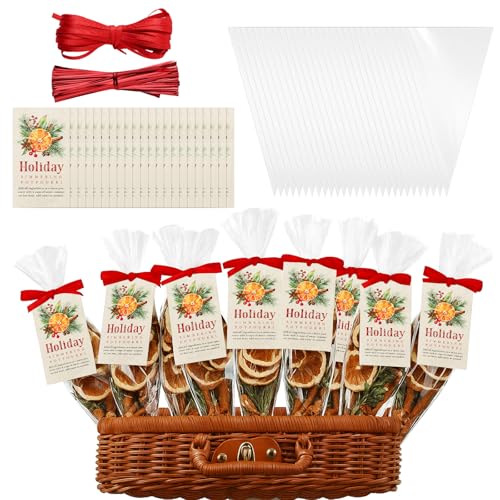 AmazingSpark 100-teiliges Set Weihnachts-Geschenktüten für Weihnachten, Potpourri, Zellophantüten, Set für Urlaub, DIY, Basteln, Herd, Köcher, Anleitung (evtl. nicht in deutscher Sprache AmazingSpark 100-teiliges Set Weihnachts-Geschenktüten für Weihnachten, Potpourri, Zellophantüten, Set für Urlaub, DIY, Basteln, Herd, Köcher, Anleitung (evtl. nicht in deutscher Sprache von AmazingSpark