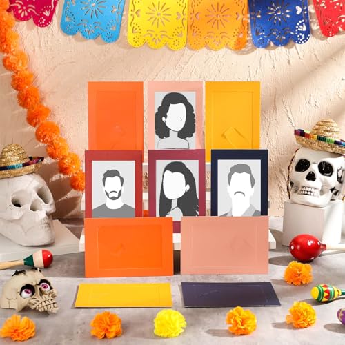 AmazingSpark 12 x Bilderrahmen aus Papier, Motiv: Tag der Toten, Altar, stehend, für 10,2 x 15,2 cm große Einsätze, Papp-Bilderrahmen mit Staffelei, Dia De Los Muertos Ofrendas Altarfotos AmazingSpark 12 x Bilderrahmen aus Papier, Motiv: Tag der Toten, Altar, stehend, für 10,2 x 15,2 cm große Einsätze, Papp-Bilderrahmen mit Staffelei, Dia De Los Muertos Ofrendas Altarfotos von AmazingSpark