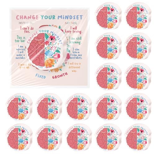 AmazingSpark 50 Sets Growth Mindset Radiergummis zum Schulanfang, Geschenk, Gehirn-Radiergummis mit positiven Sprüchen, Karten, inspirierende Klassenzimmer-Dekoration, motivierend für Lehrer AmazingSpark 50 Sets Growth Mindset Radiergummis zum Schulanfang, Geschenk, Gehirn-Radiergummis mit positiven Sprüchen, Karten, inspirierende Klassenzimmer-Dekoration, motivierend für Lehrer von AmazingSpark