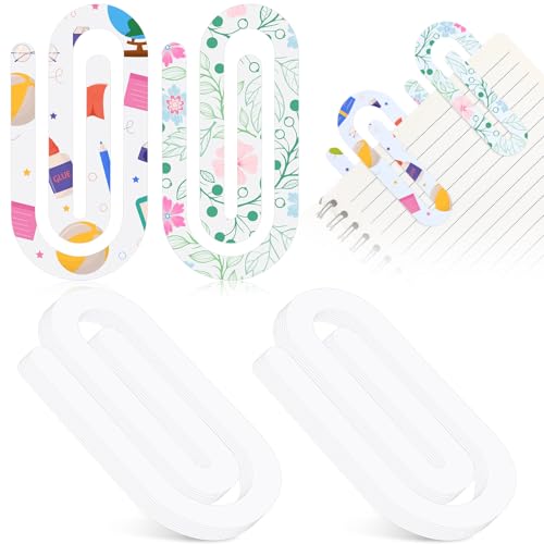 AmazingSpark Jumbo-Büroklammern aus Metall, 10,2 x 5,1 cm, transparent, Sublimations-Lesezeichen für Wärmeübertragung, DIY-Design, Schule, Klassenzimmer, Büro, Lehrer, Geschenk, Basteln, 16 Stück AmazingSpark Jumbo-Büroklammern aus Metall, 10,2 x 5,1 cm, transparent, Sublimations-Lesezeichen für Wärmeübertragung, DIY-Design, Schule, Klassenzimmer, Büro, Lehrer, Geschenk, Basteln, 16 Stück von AmazingSpark
