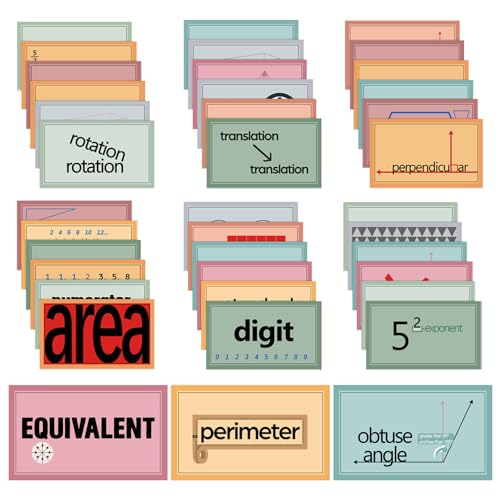 AmazingSpark Mathematik-Wortschatz-Karteikarten, 15,2 x 25,4 cm, für 3–5 Klassen, Klassenzimmer, Lehrer, Lehrer, Lehrer, Lehrer, Lehrer, 45 Stück AmazingSpark Mathematik-Wortschatz-Karteikarten, 15,2 x 25,4 cm, für 3–5 Klassen, Klassenzimmer, Lehrer, Lehrer, Lehrer, Lehrer, Lehrer, 45 Stück von AmazingSpark
