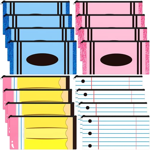 AmazingSpark Niedliches Federmäppchen für Lehrer, Kawaii-Tasche, tragbar, mit Reißverschluss, Schreibwaren-Organizer für Schulanfang, Partyzubehör, 24 Stück AmazingSpark Niedliches Federmäppchen für Lehrer, Kawaii-Tasche, tragbar, mit Reißverschluss, Schreibwaren-Organizer für Schulanfang, Partyzubehör, 24 Stück von AmazingSpark