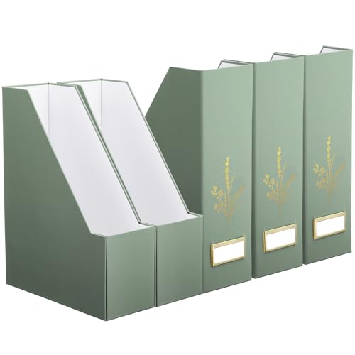 AmazingSpark Zeitschriftensammler, Büro-Schreibtisch-Aufbewahrungshalter, vertikaler Schreibtisch-Organizer aus Karton, Organizer für Büro, Zuhause, Klassenzimmer, organisieren Sie Ihre Dateien AmazingSpark Zeitschriftensammler, Büro-Schreibtisch-Aufbewahrungshalter, vertikaler Schreibtisch-Organizer aus Karton, Organizer für Büro, Zuhause, Klassenzimmer, organisieren Sie Ihre Dateien von AmazingSpark
