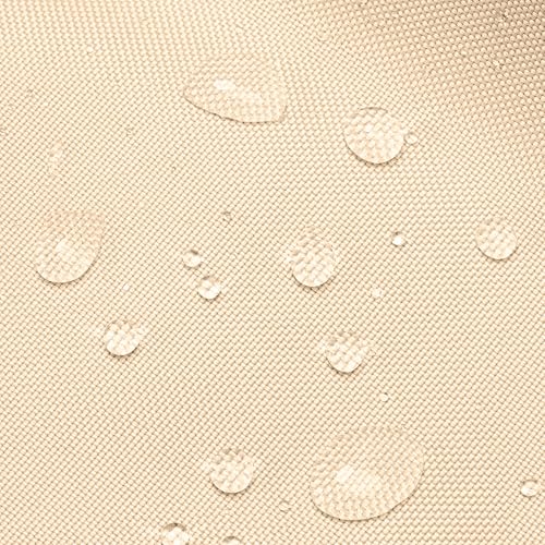 Markisenstoff Stoff Meterware wasserdicht 2 m x 160 cm - Markisenstoffe Canvas und Polsterstoff Möbelstoff Futterstoff Segeltuch und Vorhangstoff Polyesterstoff Beige von Amazinggirl