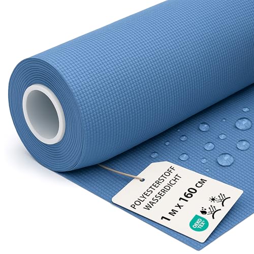 Polyesterstoff wasserdicht Stoff Meterware 1 m x 160 cm - markisenstoff markisenstoffe canvas und polsterstoff möbelstoff futterstoff segeltuch und vorhangstoff Himmelblau oeko-tex-zertifikat Polyesterstoff wasserdicht Stoff Meterware 1 m x 160 cm - markisenstoff markisenstoffe canvas und polsterstoff möbelstoff futterstoff segeltuch und vorhangstoff Himmelblau oeko-tex-zertifikat von Amazinggirl