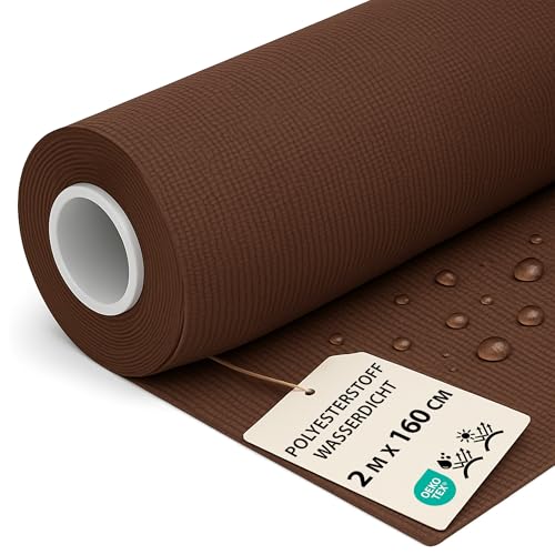Polyesterstoff wasserdicht Stoff Meterware 2 m x 160 cm - markisenstoff markisenstoffe canvas und polsterstoff möbelstoff futterstoff segeltuch und vorhangstoff Braun oeko-tex-zertifikat Polyesterstoff wasserdicht Stoff Meterware 2 m x 160 cm - markisenstoff markisenstoffe canvas und polsterstoff möbelstoff futterstoff segeltuch und vorhangstoff Braun oeko-tex-zertifikat von Amazinggirl
