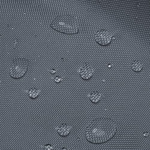 Markisenstoff Stoff Meterware wasserdicht 5 m x 160 cm - Markisenstoffe Canvas und Polsterstoff Möbelstoff Futterstoff Segeltuch und Vorhangstoff Polyesterstoff Graphit von Amazinggirl
