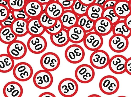 Amazleer 200 Stk Konfetti Streudeko fuer 30 Geburtstag Party Deko fuer Tischdeko Geschenke Feiern Buntes Konfetti fuer Frauen Maenner 30 Jahre Jubilaeum Deko Geburtstagsfeier Dekoration (30) von Amazleer