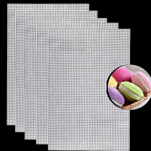 Amazleer 5 Stück weiße Kunststoff-Leinwandbögen 20 x 30 cm für Stickerei, Nadelspitze, Pelzaugennetz und Bastelarbeiten, flexible Kunststoff-Leinwand zum Stricken, Häkeln und Kreuzstich-Projekten Amazleer 5 Stück weiße Kunststoff-Leinwandbögen 20 x 30 cm für Stickerei, Nadelspitze, Pelzaugennetz und Bastelarbeiten, flexible Kunststoff-Leinwand zum Stricken, Häkeln und Kreuzstich-Projekten von Amazleer