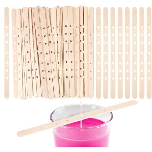 Amazleer 50 STK Kerzendochthalter aus Holz, Kerzendochthalter Zentriergerät Dochthalter Candle Wick Holder für Candle Dicks Making Zubehör Candle Centering Tool für Making DIY Crafts (50, 180*10*2) Amazleer 50 STK Kerzendochthalter aus Holz, Kerzendochthalter Zentriergerät Dochthalter Candle Wick Holder für Candle Dicks Making Zubehör Candle Centering Tool für Making DIY Crafts (50, 180*10*2) von Amazleer