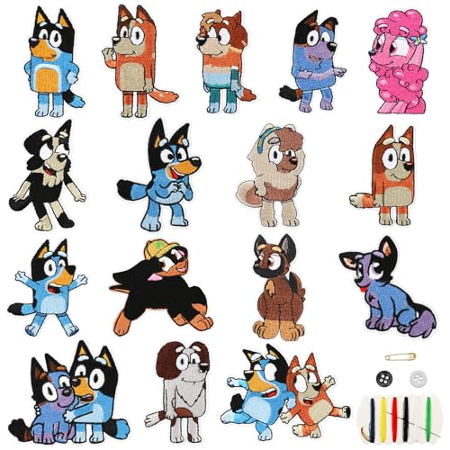 Bügelflicken Kinder, 16 Stück Flicken zum Aufbügeln Aufnäher Bügelsticker Textilaufkleber Kinder Erwachsene Lässig Patches Reparieren von Jeans Kleidung Schuhen Hüten und Rucksäcken Bügelflicken Kinder, 16 Stück Flicken zum Aufbügeln Aufnäher Bügelsticker Textilaufkleber Kinder Erwachsene Lässig Patches Reparieren von Jeans Kleidung Schuhen Hüten und Rucksäcken von Amazluck