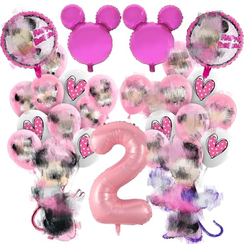 Rosa Geburtstagsdeko Mädchen 2 jahre, Luftballon Kindergeburtstag Deko Geburtstag Happy Birthday Latexballons Folienballon Junge für 2 Jahre Mädchen Themen Kinderpartys Geburtstags Rosa Geburtstagsdeko Mädchen 2 jahre, Luftballon Kindergeburtstag Deko Geburtstag Happy Birthday Latexballons Folienballon Junge für 2 Jahre Mädchen Themen Kinderpartys Geburtstags von Amazluck