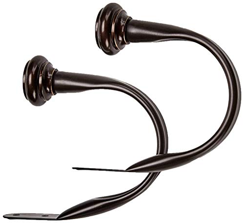 Amazon Basics Dekorativer Raffhalter für Gardinen, 2er-Pack, Bronze Amazon Basics Dekorativer Raffhalter für Gardinen, 2er-Pack, Bronze von Amazon Basics