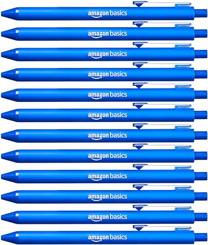 Amazon Basics Einziehbarer Kugelschreiber - Blau - 12er-Pack Amazon Basics Einziehbarer Kugelschreiber - Blau - 12er-Pack von Amazon Basics