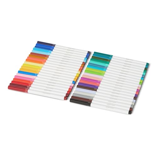 Amazon Basics Filzstift mit vielseitiger Spitze, 40 Farben, abwaschbar, 40 Stück, mehrfarbig Amazon Basics Filzstift mit vielseitiger Spitze, 40 Farben, abwaschbar, 40 Stück, mehrfarbig von Amazon Basics