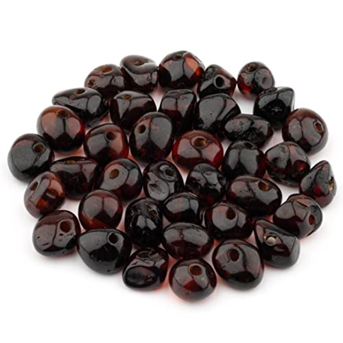 Bernstein Perlen im Barock-Stil - Poliert und Roh 100% Naturliche Baltischen Harz Stein 5–6 mm Lose mit Locher Mehrere Farben – Amber Culture Bernstein Perlen im Barock-Stil - Poliert und Roh 100% Naturliche Baltischen Harz Stein 5–6 mm Lose mit Locher Mehrere Farben – Amber Culture von Amber Culture