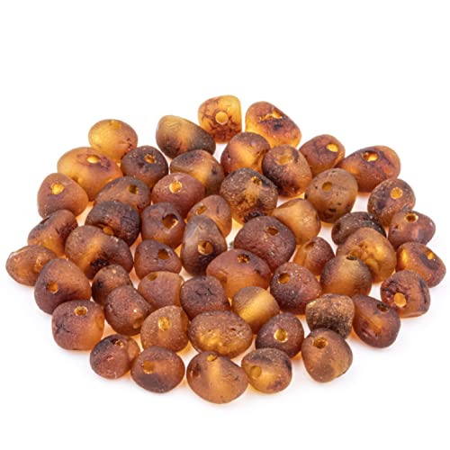 Bernstein Perlen im Barock-Stil - Poliert und Roh 100% Naturliche Baltischen Harz Stein 5–6 mm Lose mit Locher Mehrere Farben – Amber Culture Bernstein Perlen im Barock-Stil - Poliert und Roh 100% Naturliche Baltischen Harz Stein 5–6 mm Lose mit Locher Mehrere Farben – Amber Culture von Amber Culture