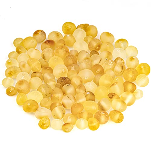 Bernstein Perlen im Barock-Stil - Poliert und Roh 100% Naturliche Baltischen Harz Stein 5–6 mm Lose mit Locher Mehrere Farben – Amber Culture Bernstein Perlen im Barock-Stil - Poliert und Roh 100% Naturliche Baltischen Harz Stein 5–6 mm Lose mit Locher Mehrere Farben – Amber Culture von Amber Culture
