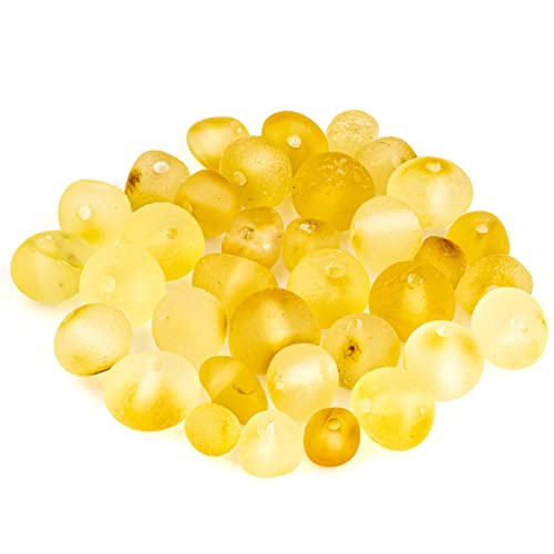 Bernstein Perlen im Barock-Stil - Poliert und Roh 100% Naturliche Baltischen Harz Stein 5–6 mm Lose mit Locher Mehrere Farben – Amber Culture Bernstein Perlen im Barock-Stil - Poliert und Roh 100% Naturliche Baltischen Harz Stein 5–6 mm Lose mit Locher Mehrere Farben – Amber Culture von Amber Culture