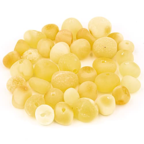 Bernstein Perlen im Barock-Stil - Poliert und Roh 100% Naturliche Baltischen Harz Stein 5–6 mm Lose mit Locher Mehrere Farben – Amber Culture Bernstein Perlen im Barock-Stil - Poliert und Roh 100% Naturliche Baltischen Harz Stein 5–6 mm Lose mit Locher Mehrere Farben – Amber Culture von Amber Culture